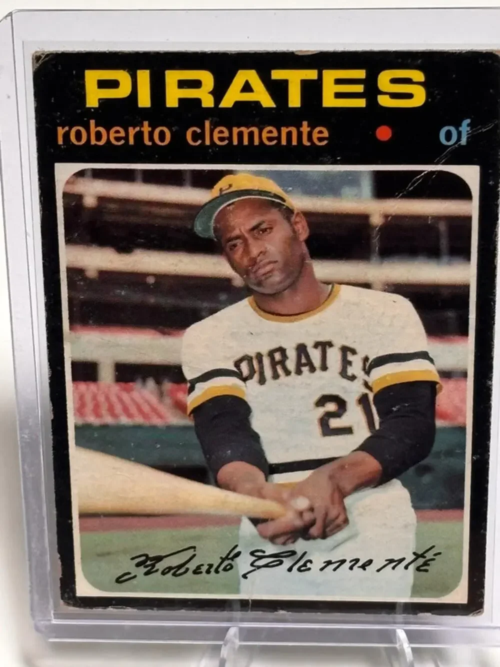 Topps 1971 Roberto Clemente #630 HOF Pittsburgh Pirates MLB Baseball Card Base
